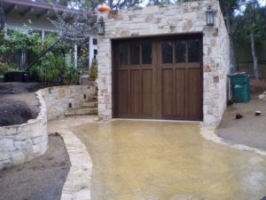 Carmel Stone garage door