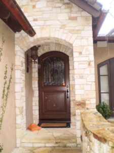 Carmel Stone front doorway
