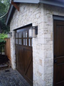 Carmel Stone garage door