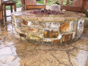carmel stone firepit